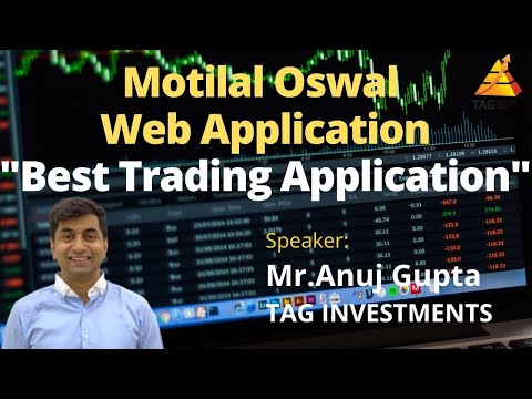 Motilal Oswal Investor Web Application (Anuj Gupta, TAG Investments) | Best Trading Application