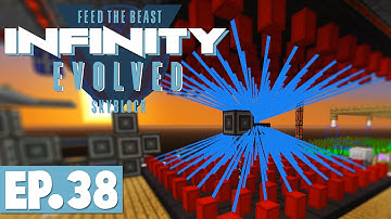 FTB INFINITY EVOLVED SKYBLOCK - ULTRA LASERS! #38 [FTB Skyblock]