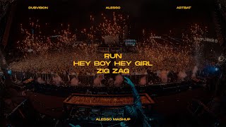 Run X Zig Zag X Hey Boy Hey Girl alesso Mashupgourlab Remake