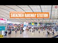 Walking In Shenzhen North Railway Station | 4K | Guangdong, China | 深圳北站 | 高铁