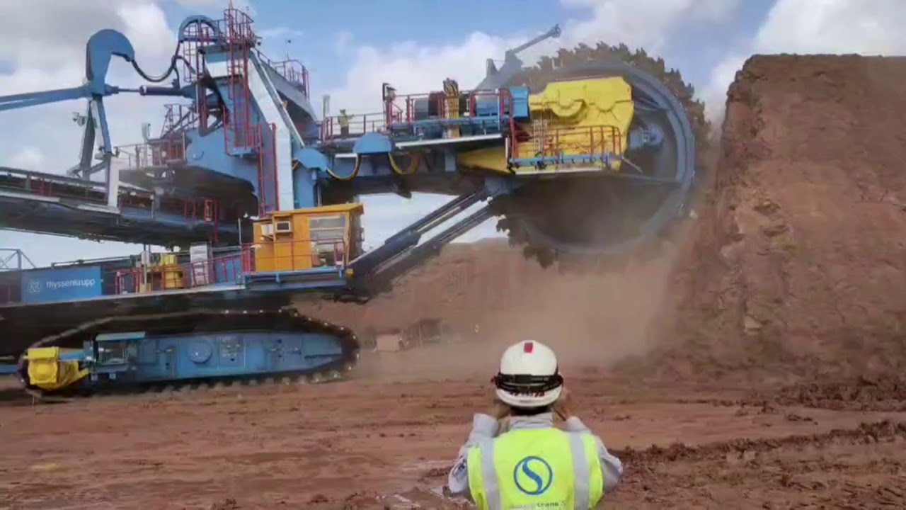 VDO Thyssen Mae Moh Bucket Wheel Excavator YouTube