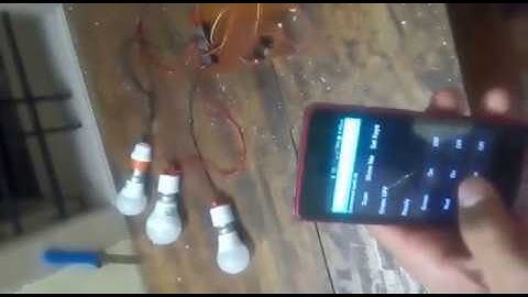 Home Automation using 8051 and HC 05 bluetooth module by Naganand