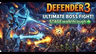 Defender 3 Walkthrough: High Stage Gameplay & Ultimate Boss Strategy screenshot 5
