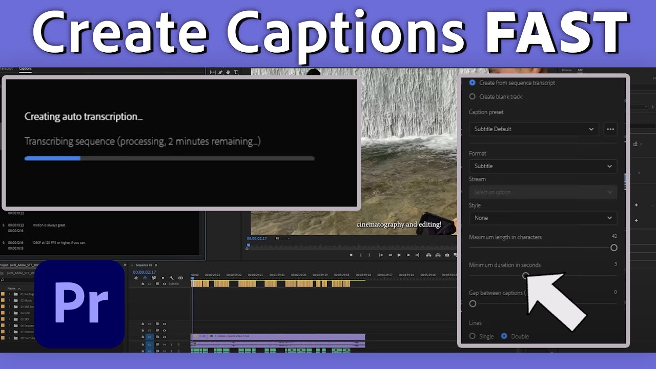 Make Captions Using Speech-To-Text | Premiere Pro Tutorial with Jordi ...