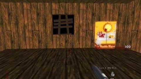 Nazi Zombies Portable Gameplay-Map Woodhut