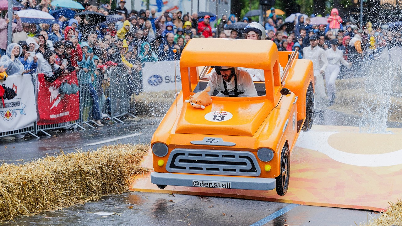 Top 100 Funny Crashes from Red Bull Soapbox Race