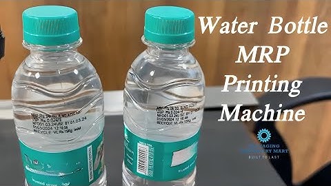 Water Bottle MRP Printing Machine.