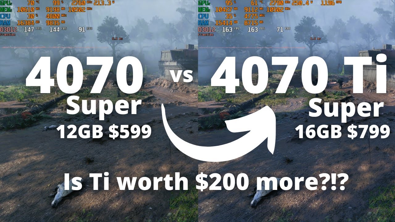 Don't get ripped off! RTX 4070 Super vs 4070 Ti Super: The Ultimate Comparison