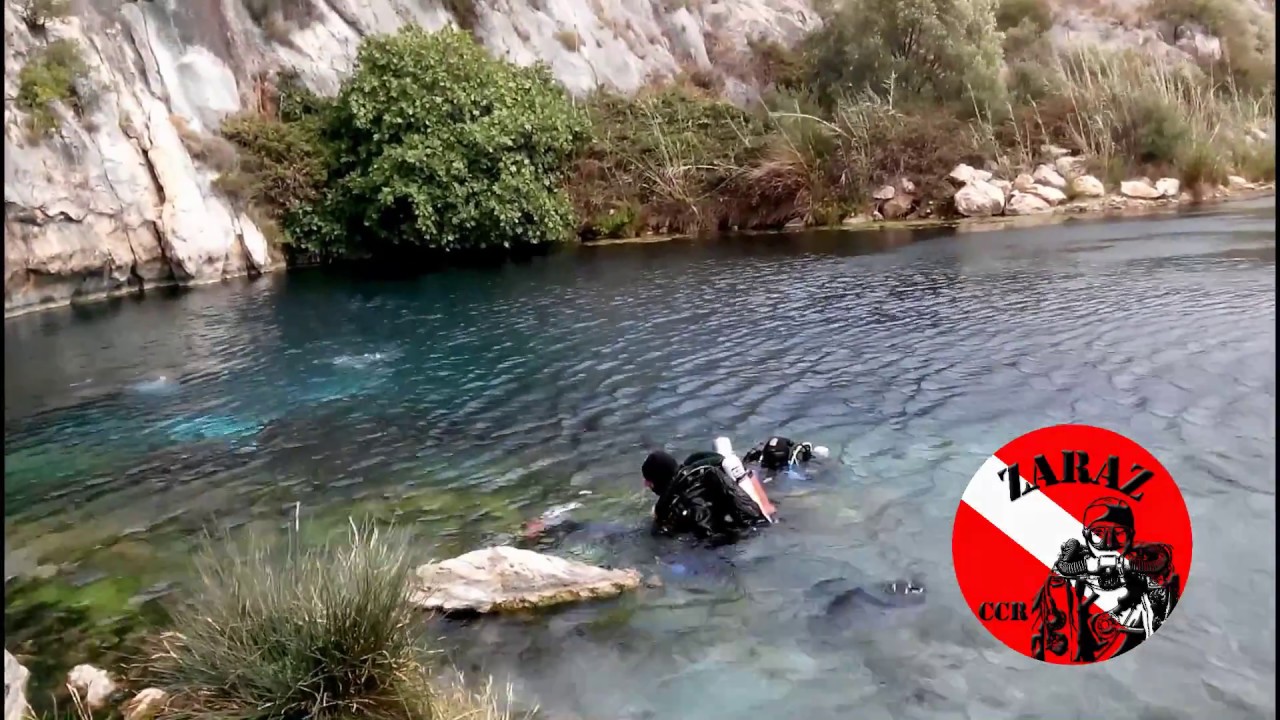 Diving Font Cave diving in Font Estramar - YouTube
