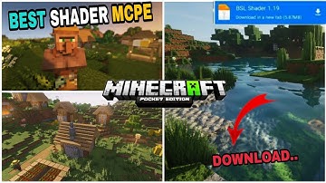 Realistic Bsl Shader For Minecraft pe 1.19 || Shader For Mcpe 1.19 ( render Dragon Support )