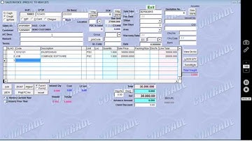 HOW TO MAKE SALES INVOICE IN COMRADE PLUS ACCOUNTING SYSTEM