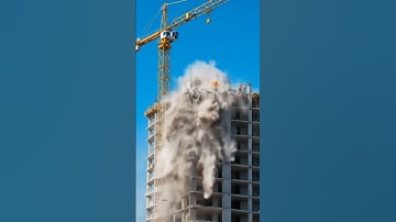 Tower Crane Collapse: Skyscraper Construction Disaster