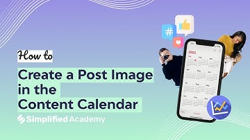 Create a Post Image in the Content Calendar
