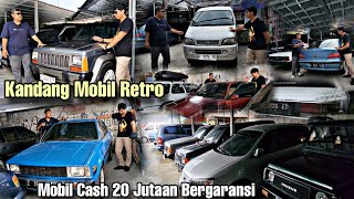 KANDANG MOBIL RETRO Nih, Cuma 20 Jutaan aja Mobil Bekasnya Bergaransi Banyak Koleksi Penghobi ni Ges