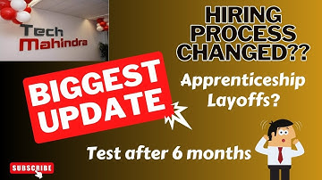 TECH MAHINDRA|Latest update 2023|Apprenticeship|Layoffs??|#techmahindrajobs