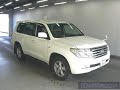 2008 TOYOTA LAND CRUISER AX_G UZJ200W - Japanese Used Car For Sale Japan Auction Import