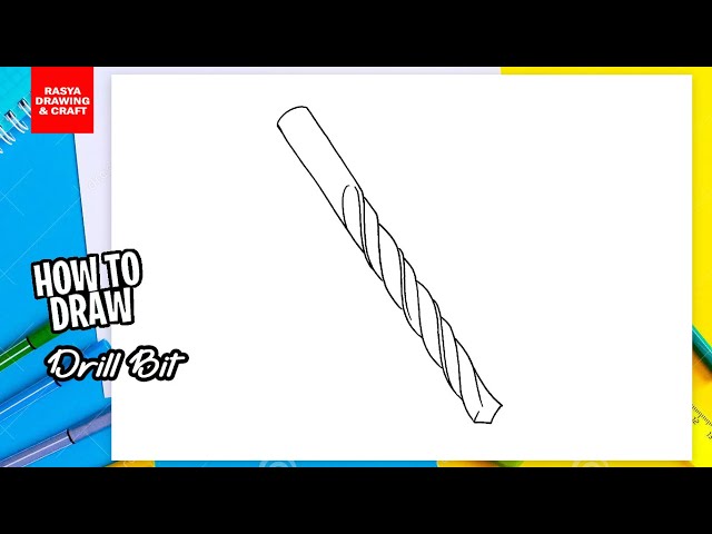 drill bit vector sketch 8917457 Vector Art at Vecteezy