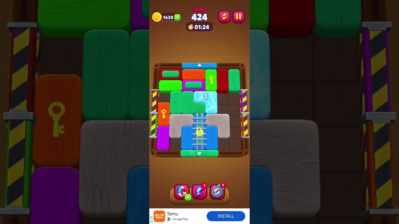 Unblock Jam Level 424