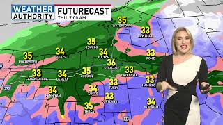 Widespread rain/snow on Thanksgiving Day!