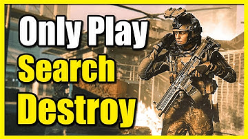 How to Only Play Search & Destroy in COD Modern Warfare 3 (Quick Method)