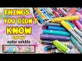 Different ways of using water soluble CRAYONS - tutorial by Sharon Ziv