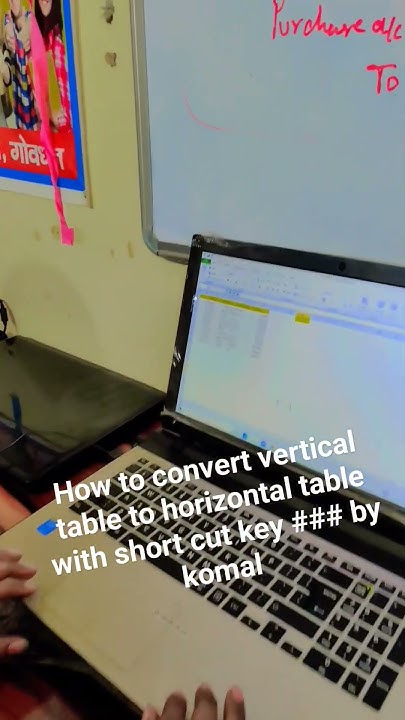 How To Convert Vertical Table Into Horizontal Table In Excel By Komal how-to-convert-vertical-table-into-horizontal-table-in-excel-by-komal