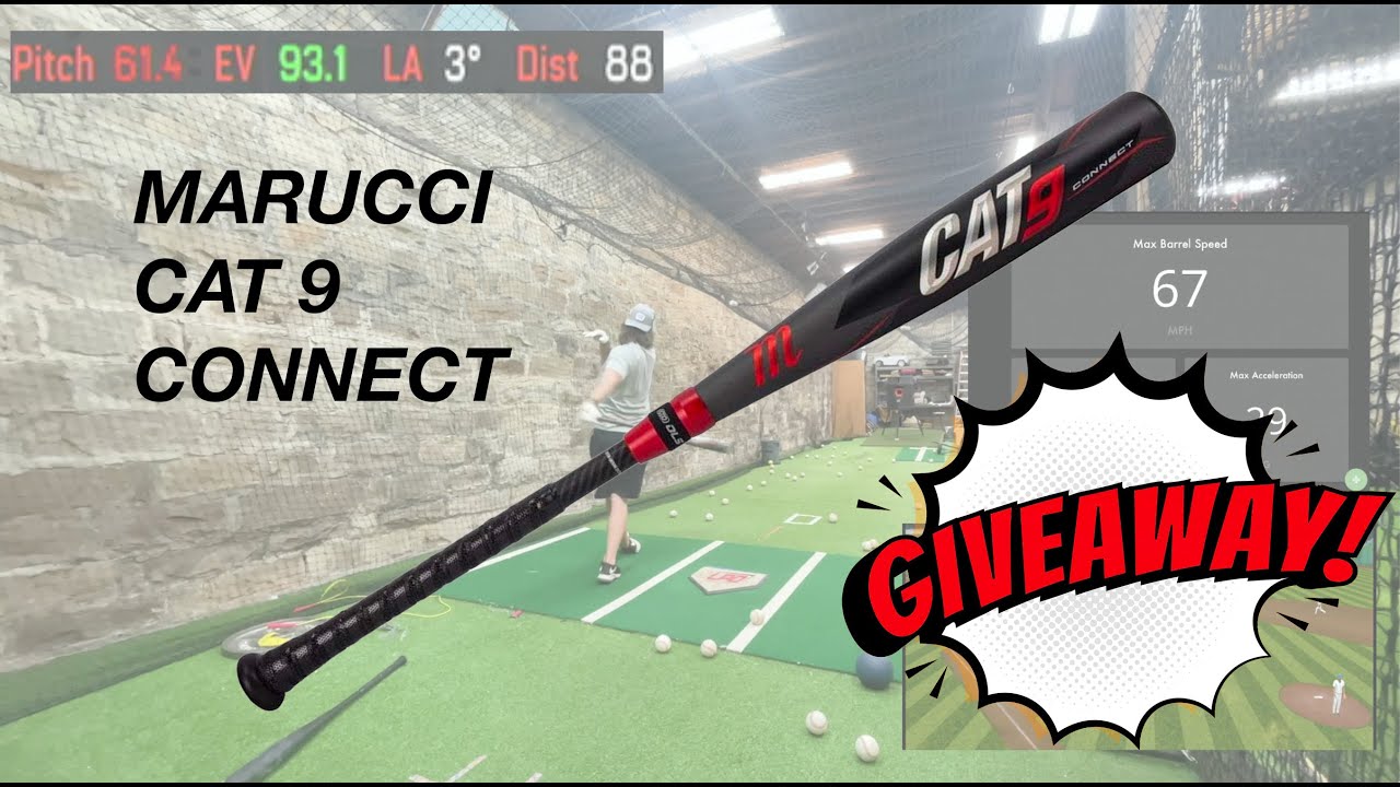MARUCCI CAT 9 CONNECT BBCOR REVIEW + GIVEAWAY BANG ENERGY DRINK FIRST