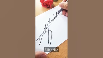 #signature #firma #Michelle