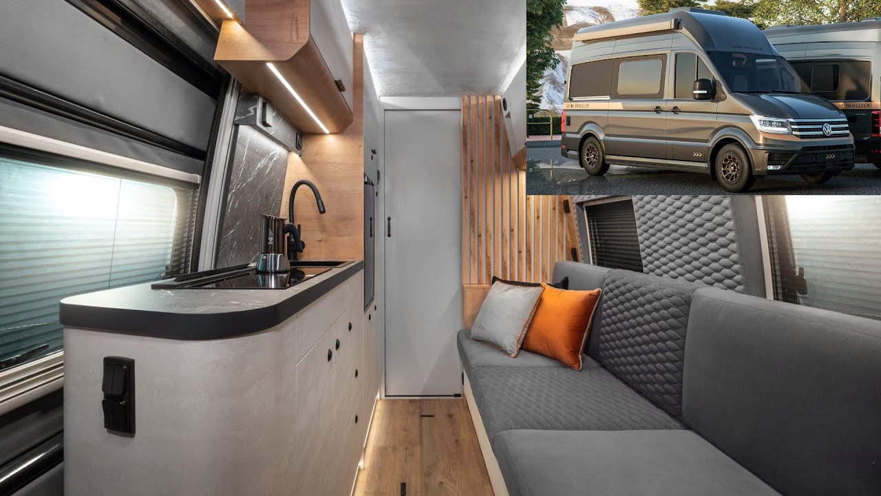 LUXURY HOTEL van camper 2023: Globe Traveller Falcon. VW Crafter