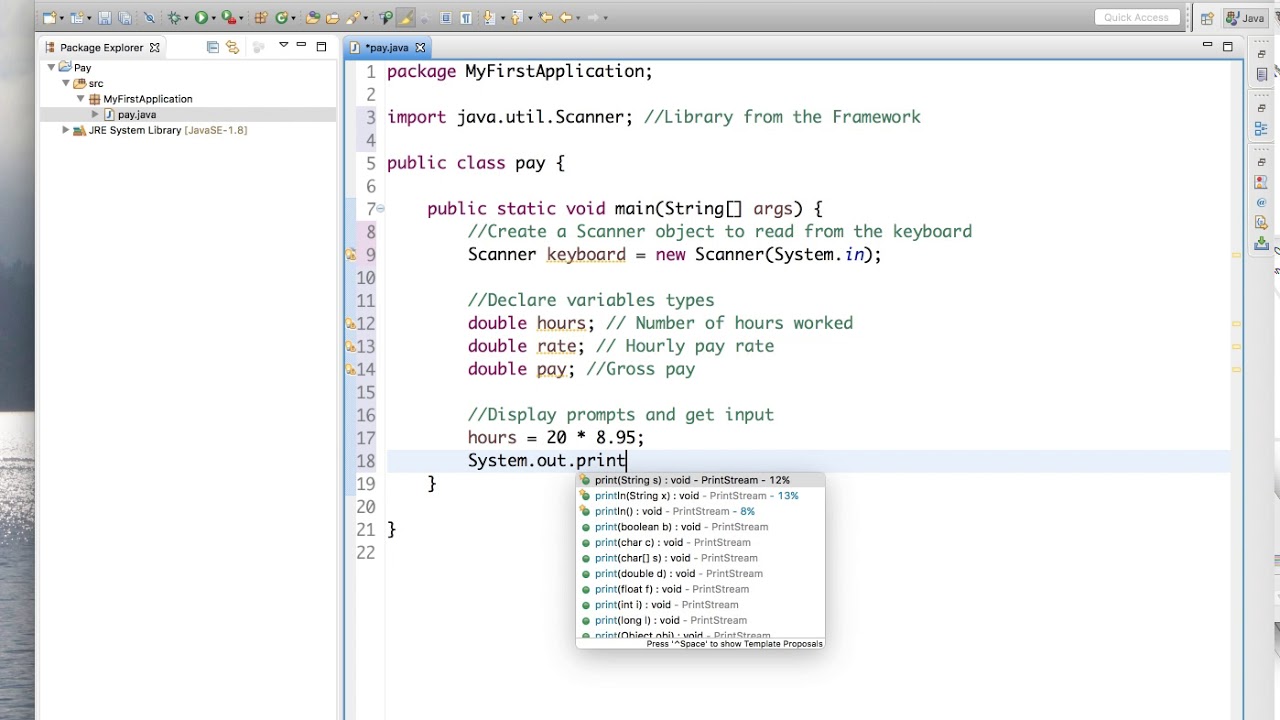 Introduction to Java Programming - Scanner Class - YouTube