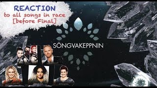 Söngvakeppnin [REACTION] to the songs in race (OMG HATARI!) / Eurovision 2019 Iceland