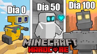 ⚪ SOBREVIVÍ 100 Días SIENDO UN ROBOT en Minecraft HARDCORE