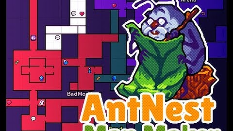 Use AntNest to create a metroidvania styled map