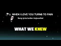 When I Love You Turns To Pain (KARAOKE)