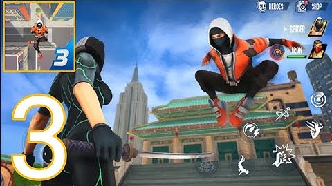 Spider Fighter 3 Action Game l Part 3- Gameplay Walkthrough-High Danger-(Android, IOS)