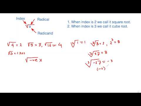 فيديو: كيف يعمل الراديكاليون في الرياضيات؟