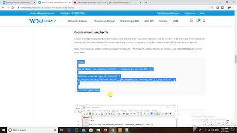 How to create WordPress Child Theme (Hindi)