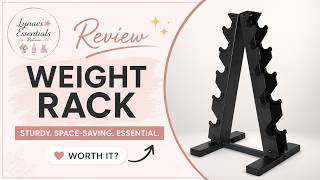 Honest Reviews! Weight Rack Review | Space-Saving Dumbbell Storage Solution