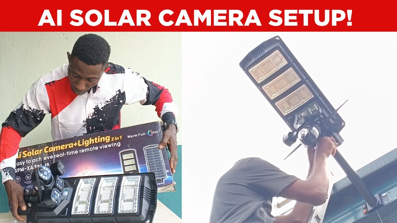 How to Install & Configure AI Solar Camera with Light (Step-by-Step Guide)