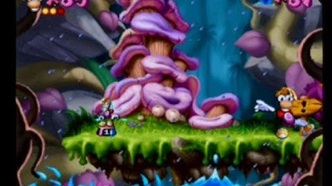 Rayman (PS1) Level 3 - The Swamps of Forgetfulness Speed Run