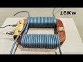 How to turn microwave coil into 245v generator use Pvc wire