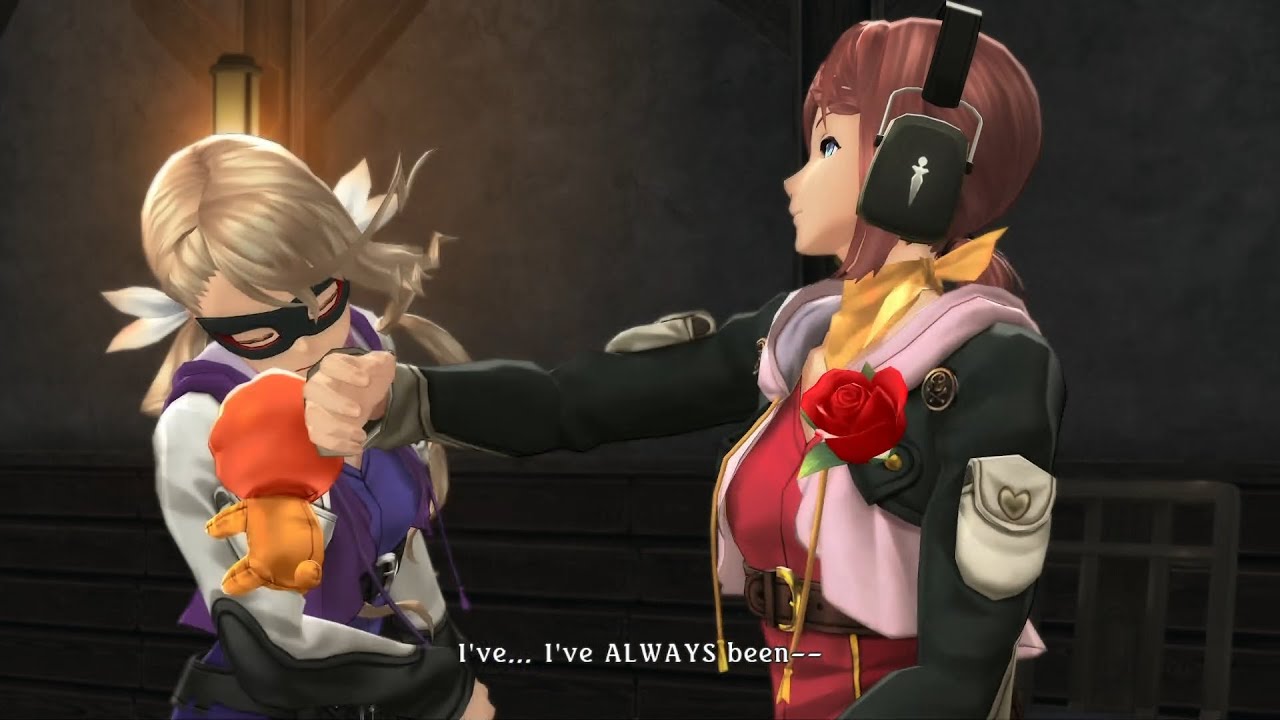 Tales of Zestiria Alisha and Rose romantic scene 