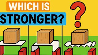 Which Paper Bridge Is The Strongest? Flat Vs Folded Vs Corrugated