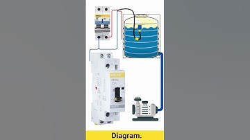 Water Pump Automation Using Timer Switch & Modular Contactor. #electrician #lyrics #wiring