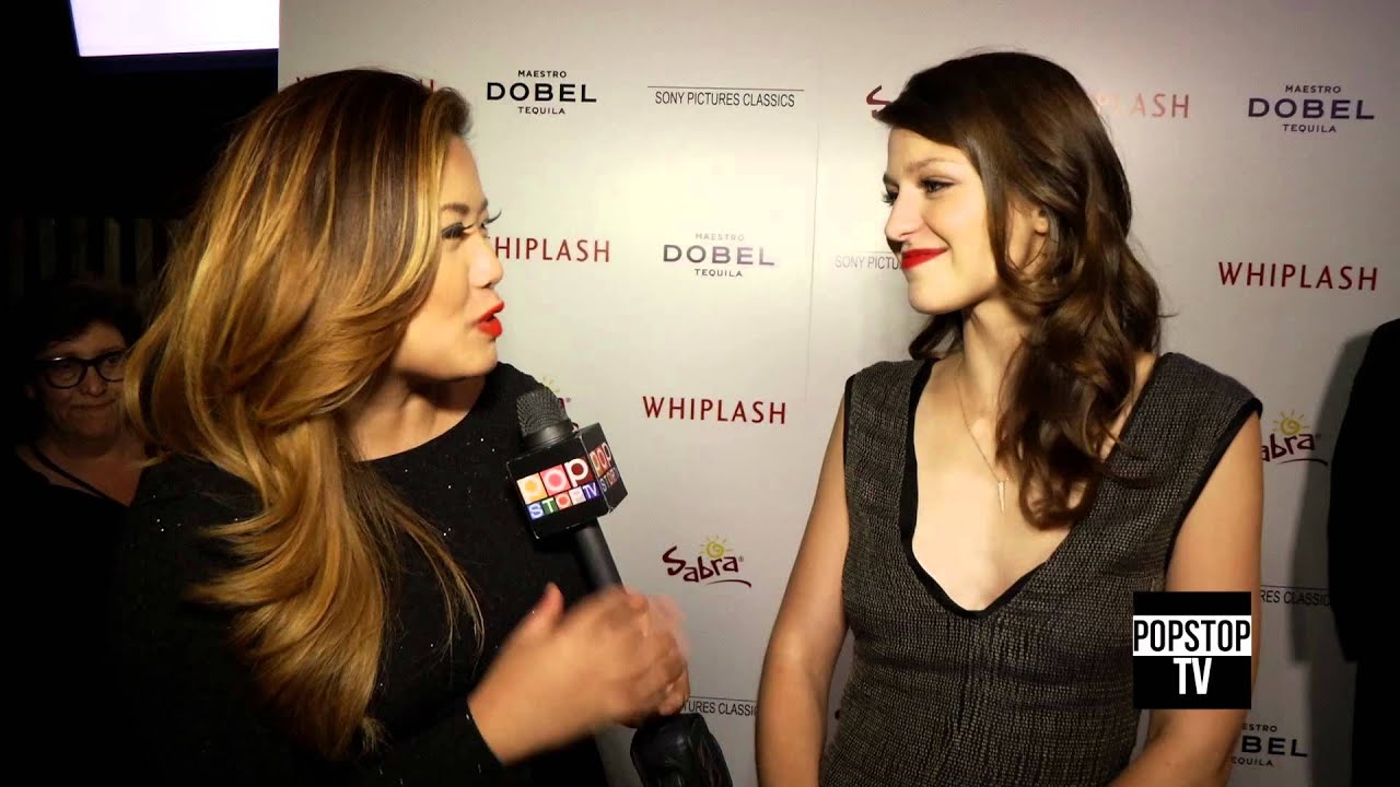 Melissa Benoist Whiplash Fun Set Moments with Miles Teller