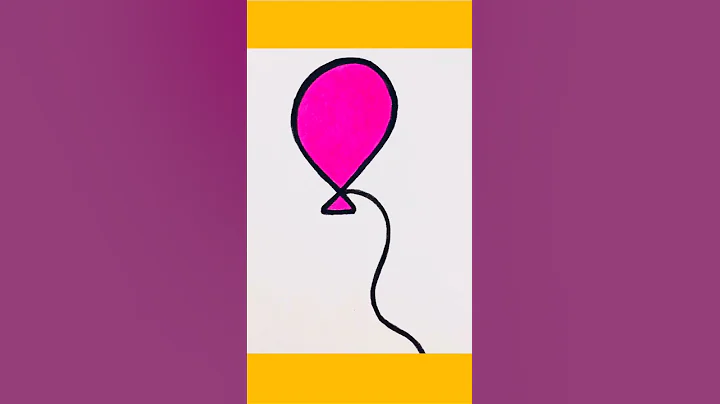 Balloon drawing #Shorts #Art #Drawing