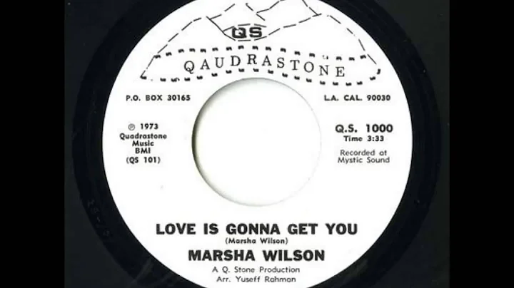 Marsha Wilson - Love Is Gonna Get You