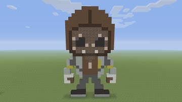 Minecraft Pixel Art - Killer Croc From Suicide Squad