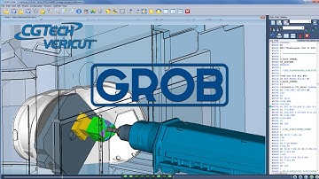 GROB machine tool CNC simulation with VERICUT