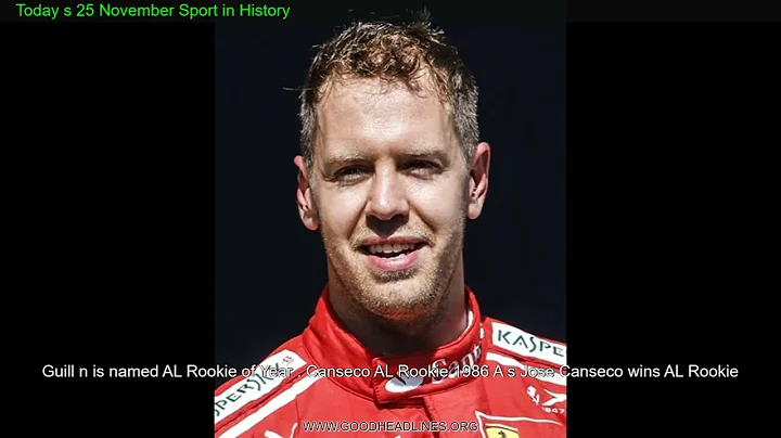 Today s 25 November Sport in History